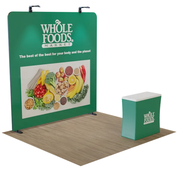 10' x 8' Straight Zip Up Display - Custom Canvas Now