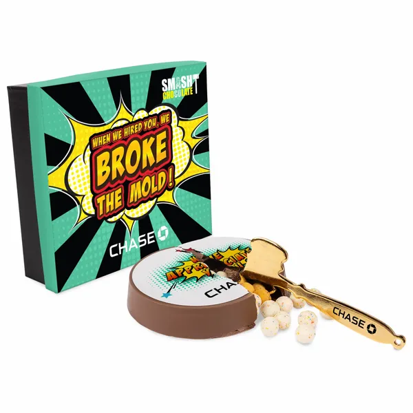Smash Chocolate Cake w/ Birthday Cake Bites & Color Topper - Custom Canvas Now