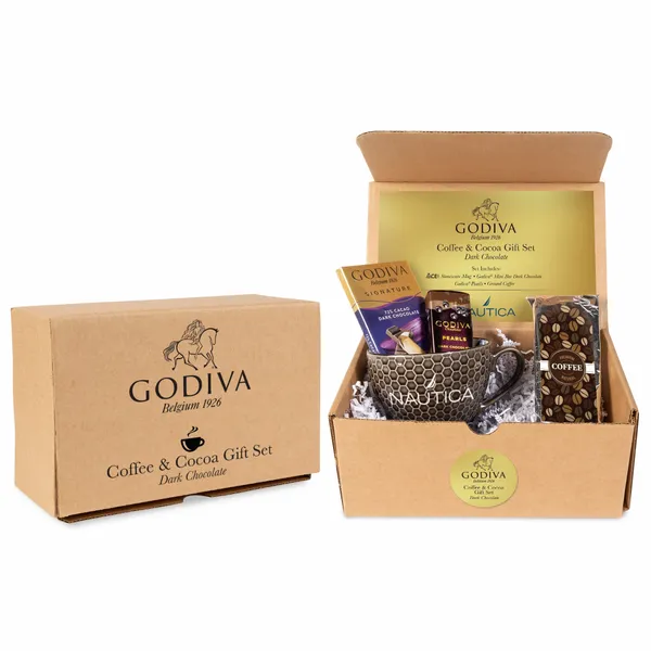 Godiva Coffee and Cocoa Gift Set - Dark Chocolate - Custom Canvas Now
