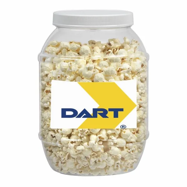 Large Plastic Jar - Butter Popcorn - Custom Canvas Now