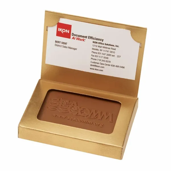 Custom Chocolate Cookies - Cookie Business Card Box - Custom Canvas Now