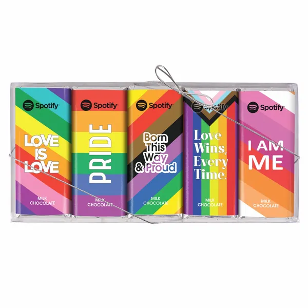 Pride 5 Pack Chocolate Bar Set - Custom Canvas Now