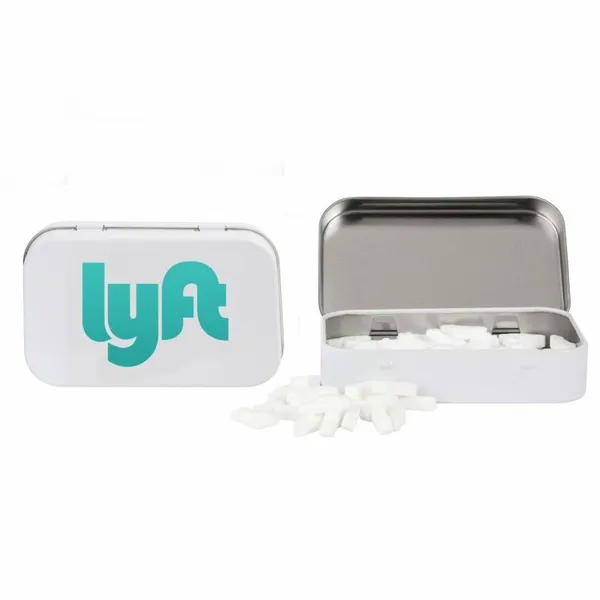 Rectangular Tin with Car Shaped Mints - Custom Canvas Now