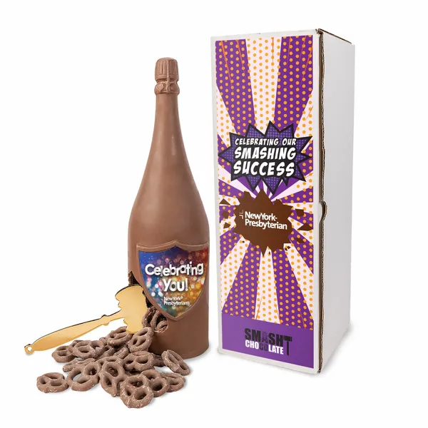 Mega Smash Chocolate with Mini Milk Pretzels - Custom Canvas Now