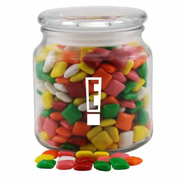 Jar with Mini Chicklets Gum - SG400 - Custom Canvas Now