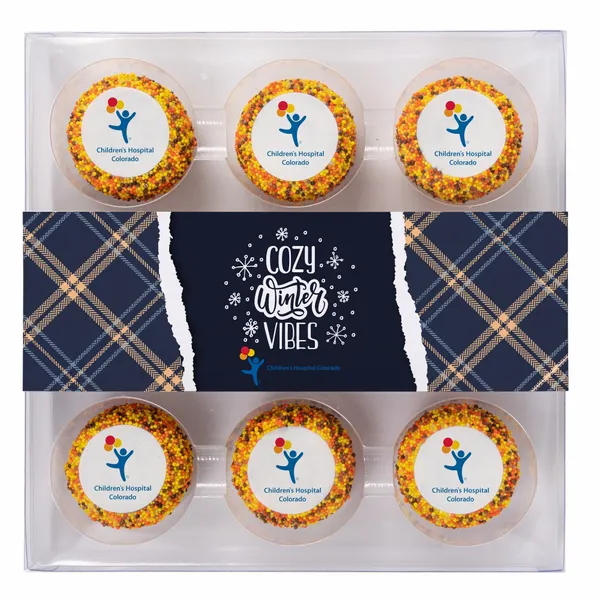 Custom Dipped Sandwich Cookies - 9pc - Custom Canvas Now