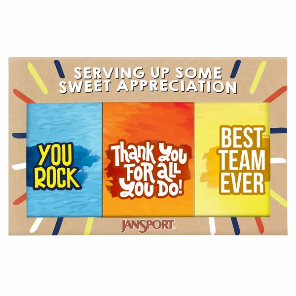 3 Pack - 3oz Chocolate Bar Gift Set - Custom Canvas Now