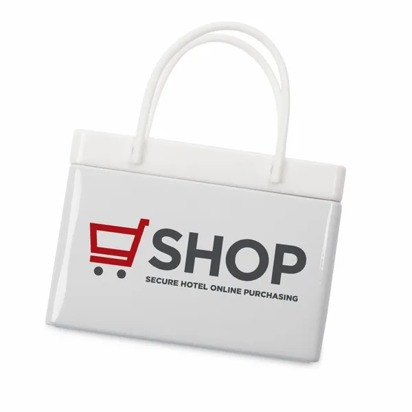 White Shopping Bag Tin - Custom Canvas Now
