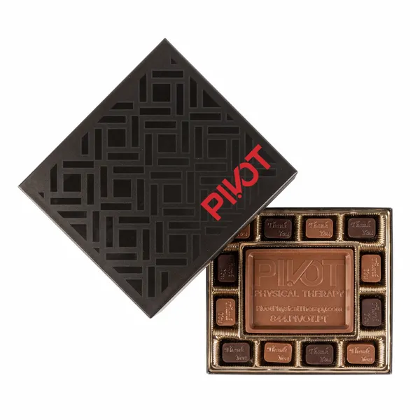 Small Custom Chocolate Delight Gift Box 8" - Custom Canvas Now