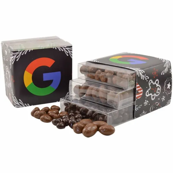 3 Way Chocolate Covered Stack Tower - Custom Canvas Now