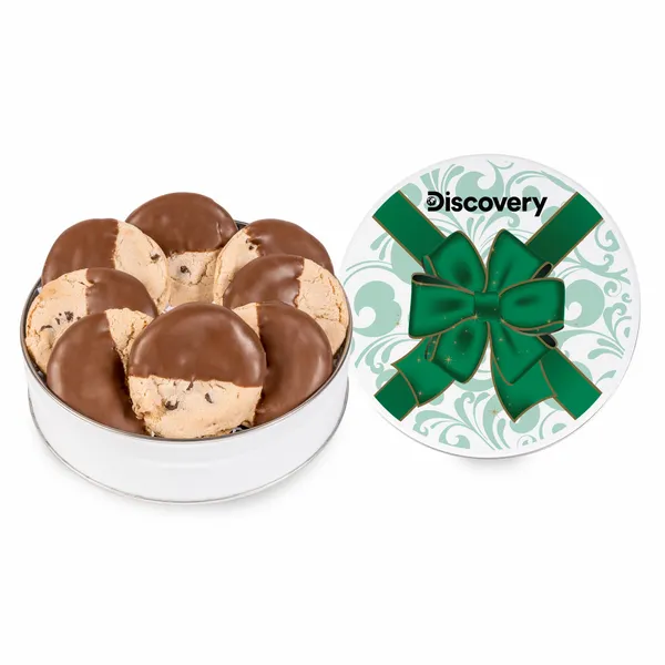 Fresh Beginnings Dipped Chocolate Chip Cookie Tin (Small) - Custom Canvas Now