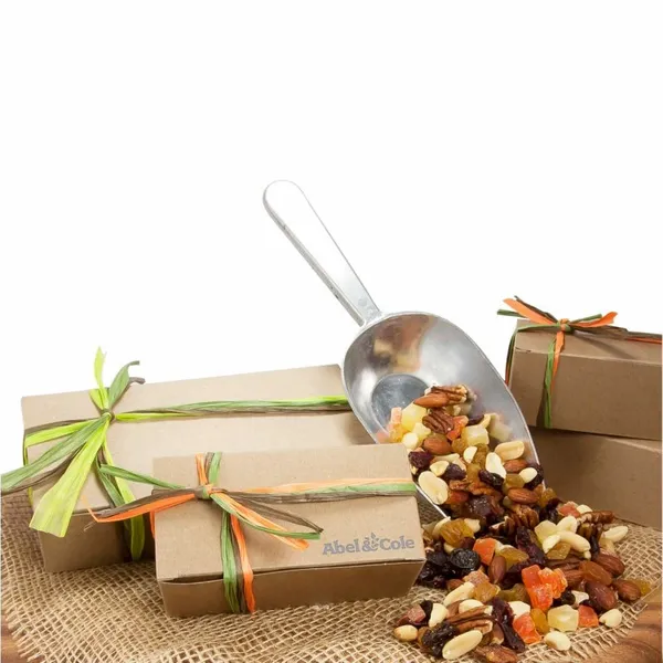 Small Natural Kraft Box with Cranberry Gold Mix - Custom Canvas Now