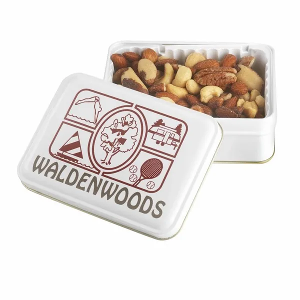 Keepsake Gift Tin - Deluxe Mixed Nuts - Custom Canvas Now