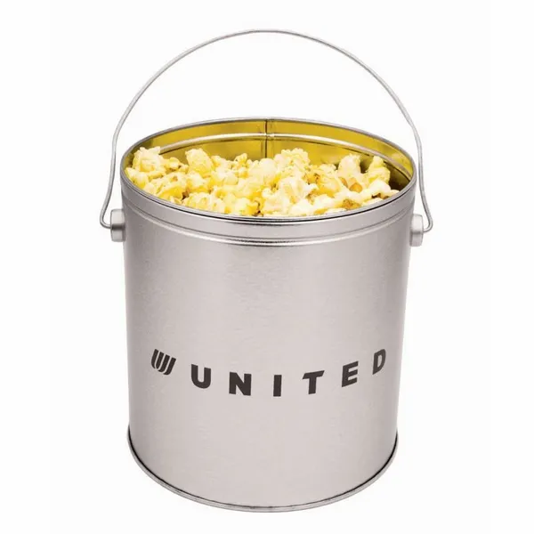 One Gallon Popcorn Tin - Butter Popcorn - Custom Canvas Now