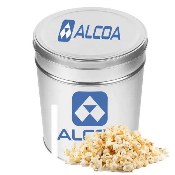 Three and a Half Gallon Popcorn Tin - Butter Popcorn - Custom Canvas Now