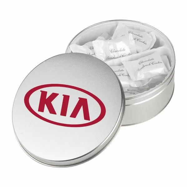 Warm Wishes Tins - Chocolate Covered Sandwich Cookie - Custom Canvas Now