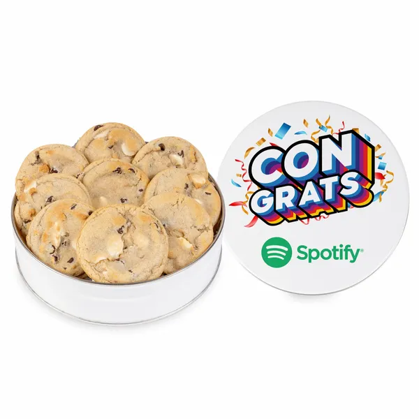 Fresh Beginnings Double Chip Cookie Tin (Small) - Custom Canvas Now