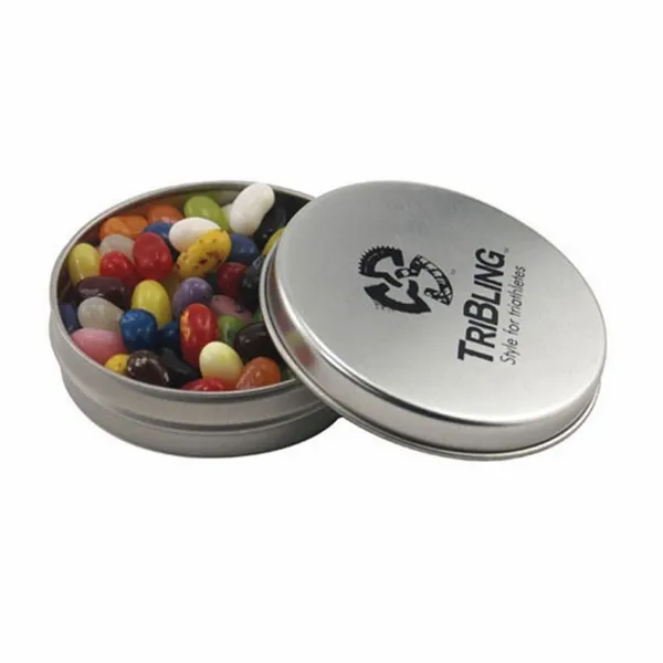 Round Tin with Jelly Bellies - SBF2900 - Custom Canvas Now