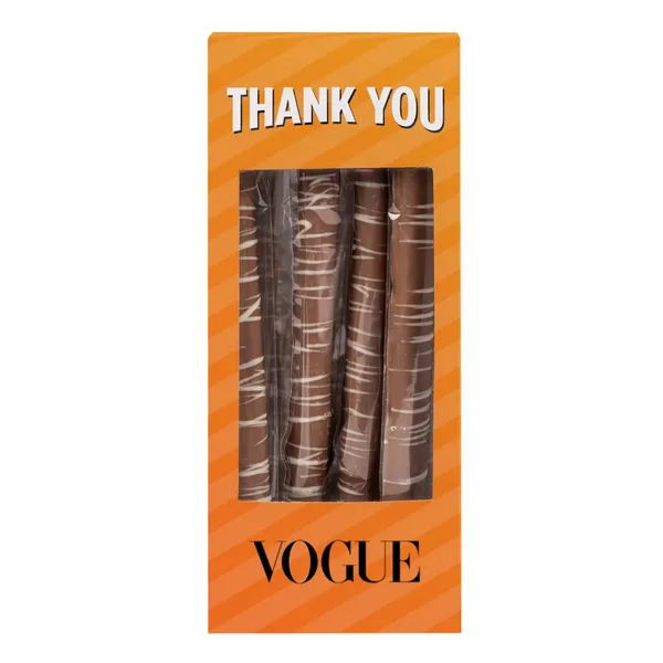 Pretzel Rods - Milk Chocolate - Custom Canvas Now