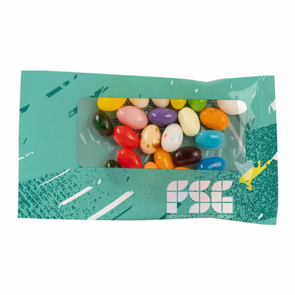 1oz. Full Color DigiBag™ with Gourmet Jelly Beans - Custom Canvas Now