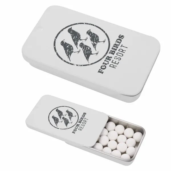 Signature Peppermints In Slider Tin - Custom Canvas Now