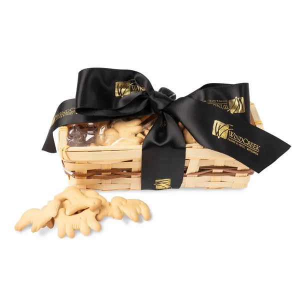 Gift Basket with Animal Crackers - Custom Canvas Now