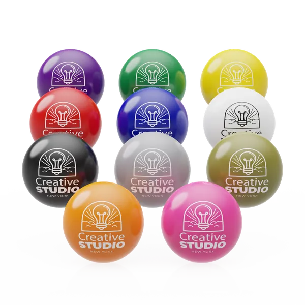 Glossy Sponge Material Round Stress Ball