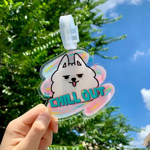 Creative Shape Acrylic Luggage Tag Bag