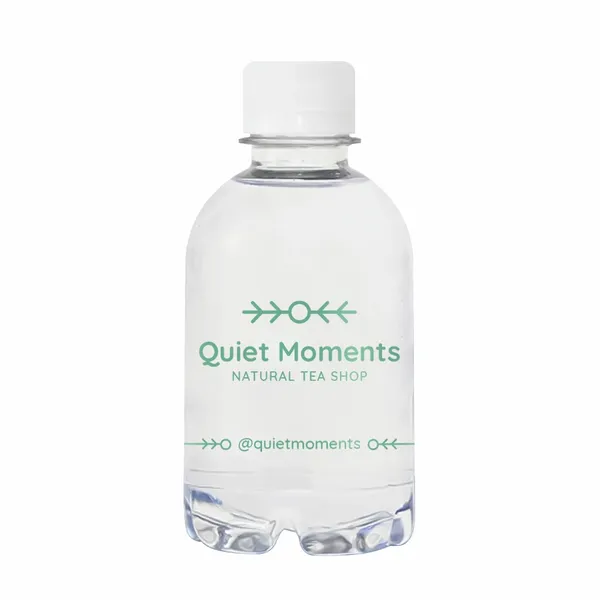 8 oz Plastic Bullet Bottle – Screen Printed Custom Water - Custom Canvas Now