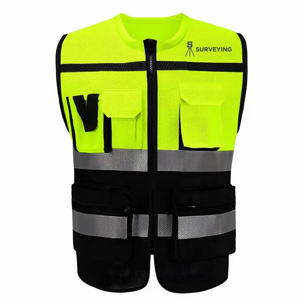 Heavy-Duty, Two-Tone Safety Vests - Custom Canvas Now