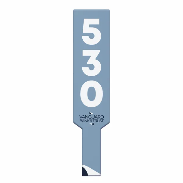 Paddle Shape Auction Paddles