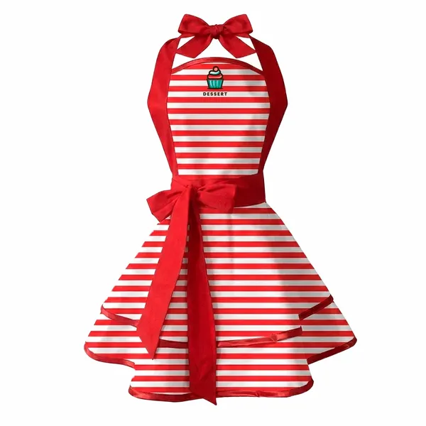 Classic Stripe Double Layer Cotton Aprons - Custom Canvas Now
