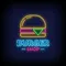 Burger Shop Neon Sign - Custom Canvas Now