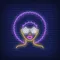 Afro Retro Girl Neon Sign - Custom Canvas Now