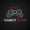 Gamer Club Neon Sign - Custom Canvas Now