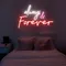 Always And Forever Neon Sign - Custom Canvas Now