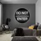 Do Not Enter Neon Sign - Custom Canvas Now