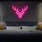 Abstract Deer Neon Sign - Custom Canvas Now