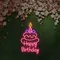 Happy Birthday Wishes Neon Sign - Custom Canvas Now