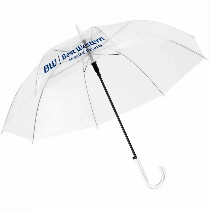 Clear Umbrella - 46 in Arc - Custom Canvas Now