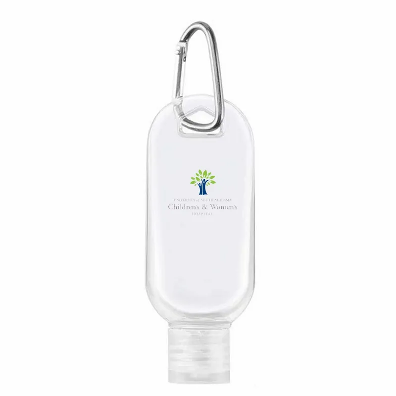 Sanitizer Bottles With Carabiner - Custom Canvas Now