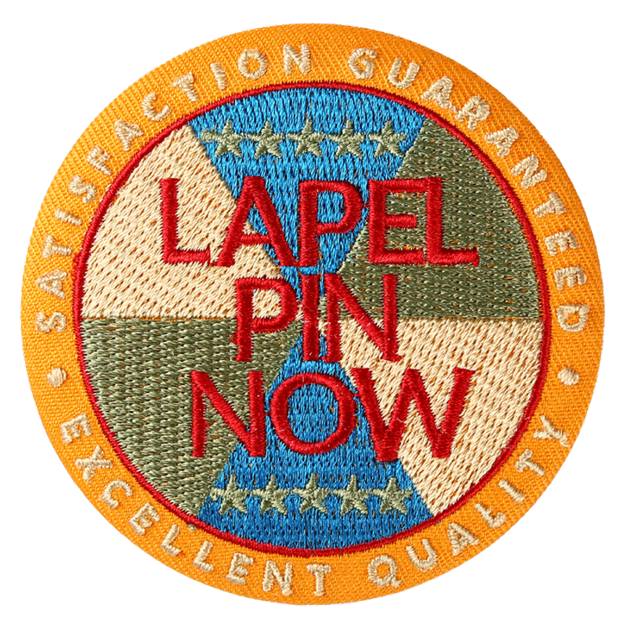 Embroidery Button Pins - Custom Canvas Now