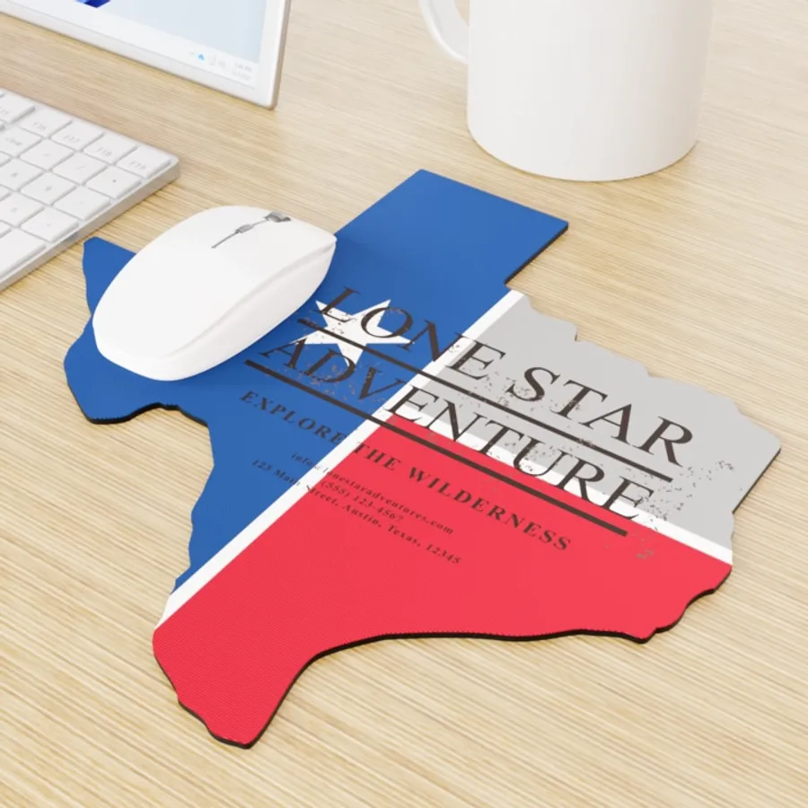 Custom Shape Die Cut Mouse Pad - Custom Canvas Now