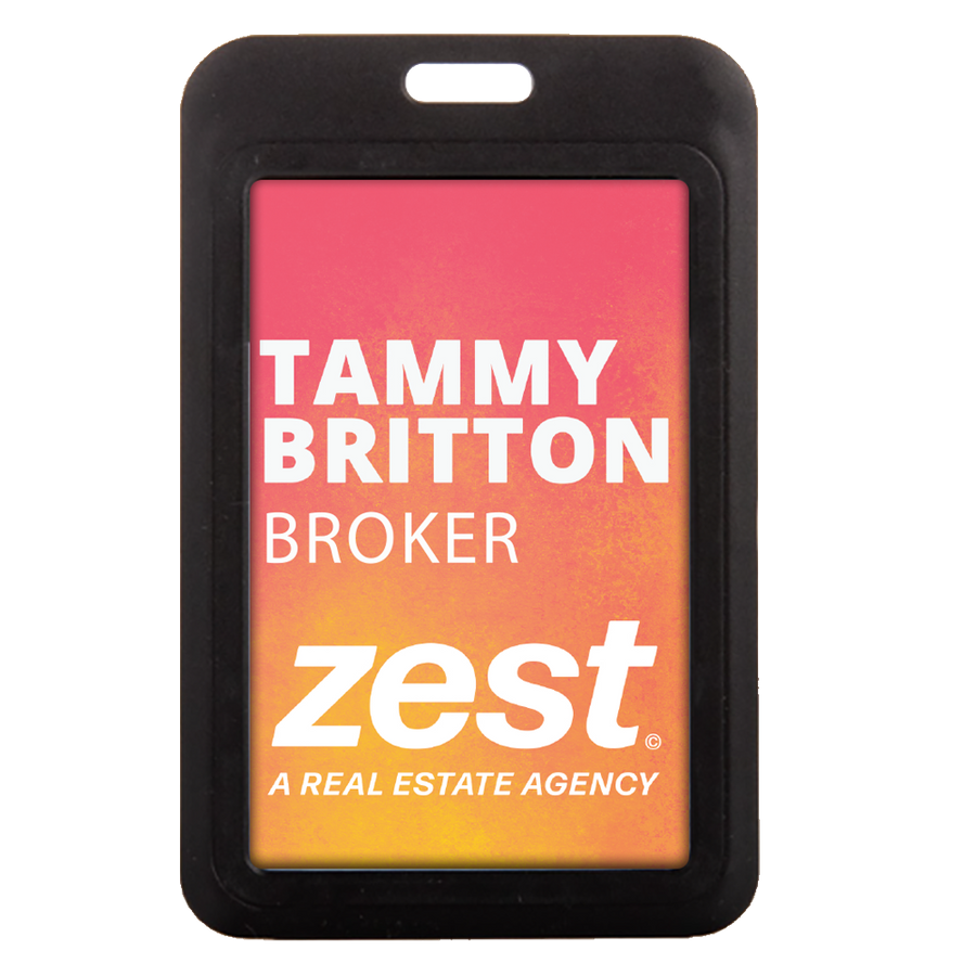 Full Color Printed Plastic Holder - Custom Canvas Now