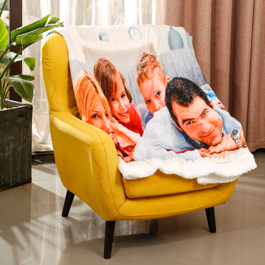 Sherpa Blanket - Custom Canvas Now