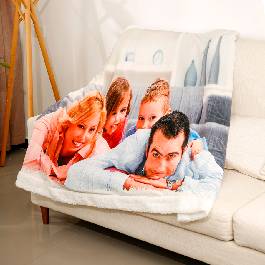 Sherpa Blanket - Custom Canvas Now