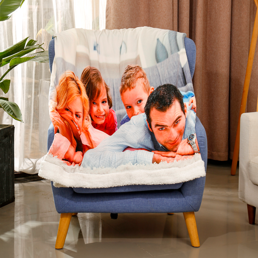 Sherpa Blanket - Custom Canvas Now