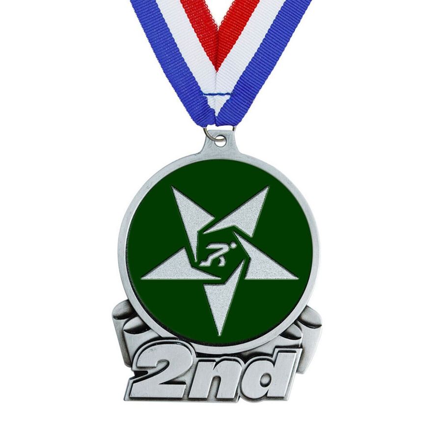 2nd Place Medal - Custom Canvas Now
