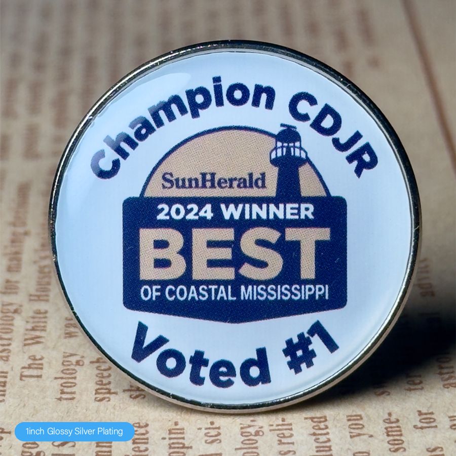 Epoxy Lapel Pin Deal - Custom Canvas Now