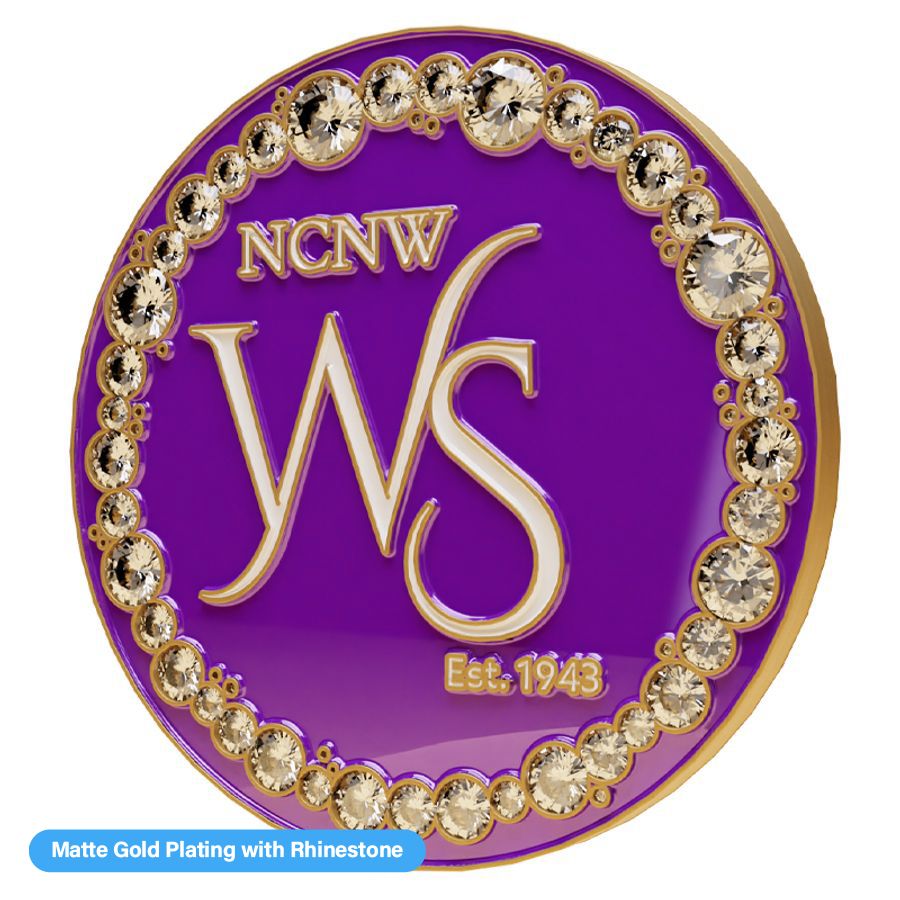 Rhinestone Pin - Custom Canvas Now